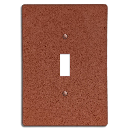 Terra Red Boho Smooth Switchplate Covers