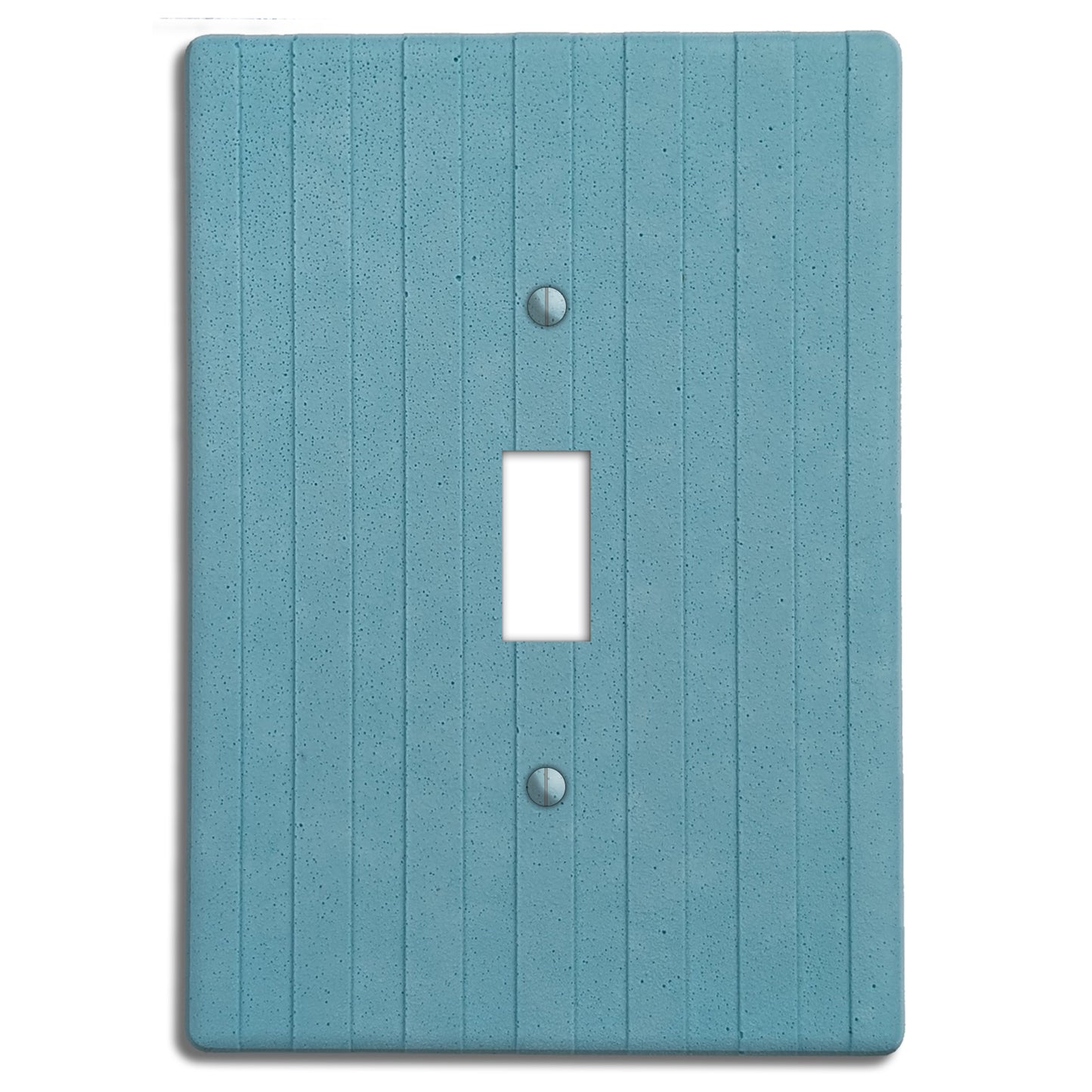 Caribbean Blue Boho Stripes Switchplate Covers