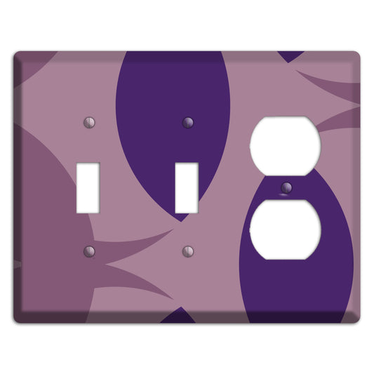 Purple Abstract 2 Toggle / Duplex Wallplate