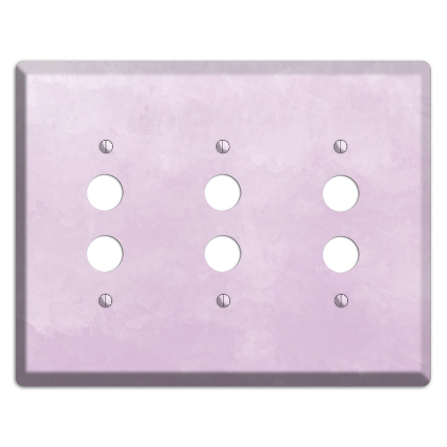 Lilac Ombre 3 Pushbutton Wallplate
