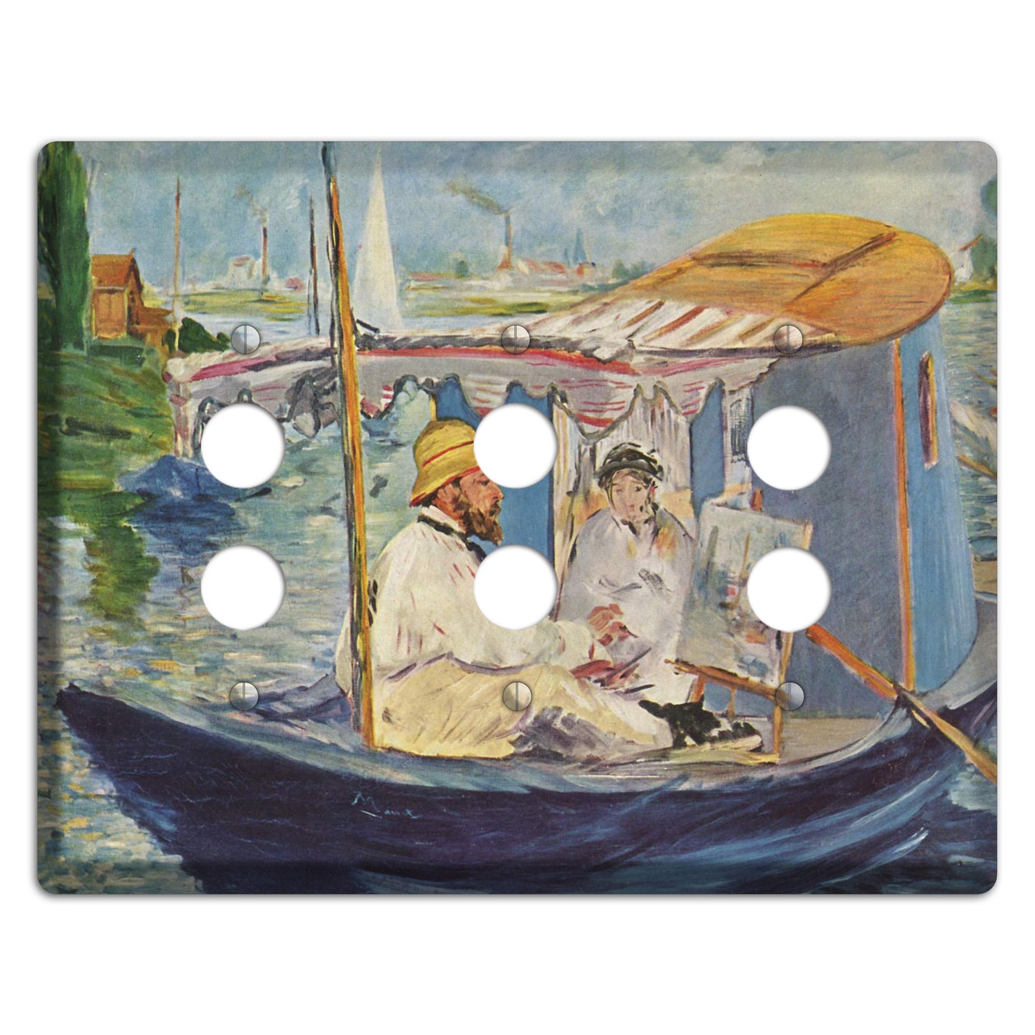 Edouard Manet 3 Pushbutton Wallplate