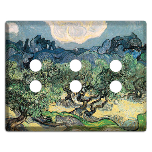 Vincent Van Gogh 5 3 Pushbutton Wallplate