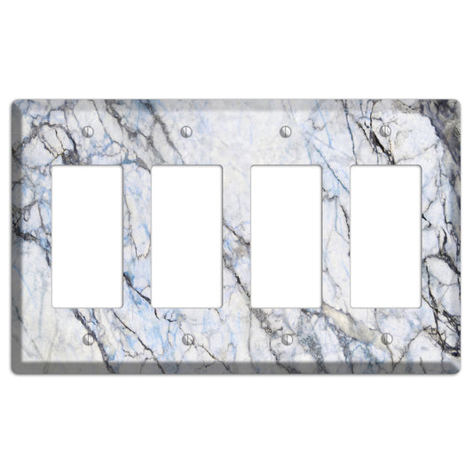 Geyser Marble 4 Rocker Wallplate
