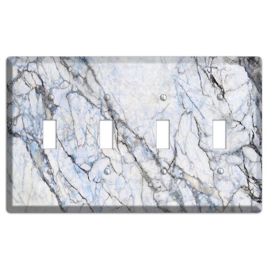 Geyser Marble 4 Toggle Wallplate