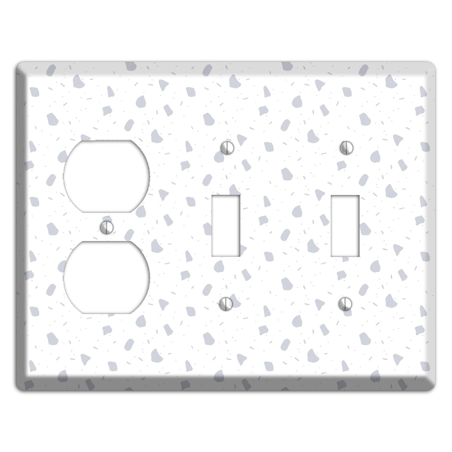 Abstract 9 Duplex / 2 Toggle Wallplate
