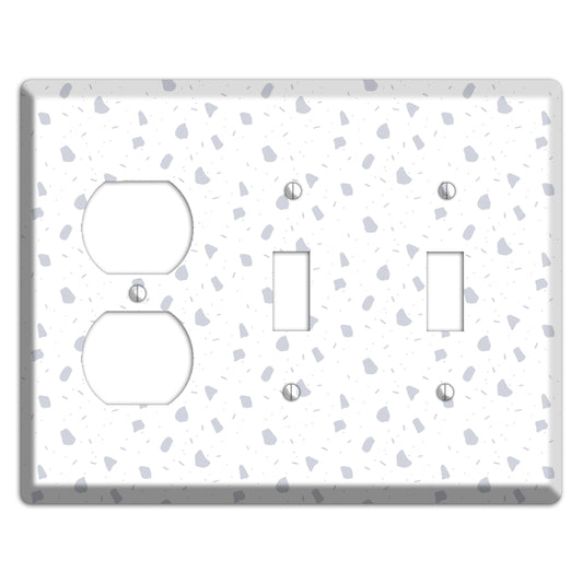 Abstract 9 Duplex / 2 Toggle Wallplate
