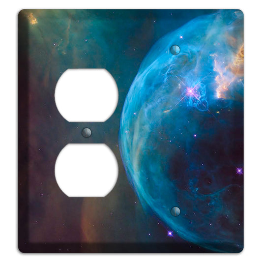 Bubble Nebula Duplex / Blank Wallplate