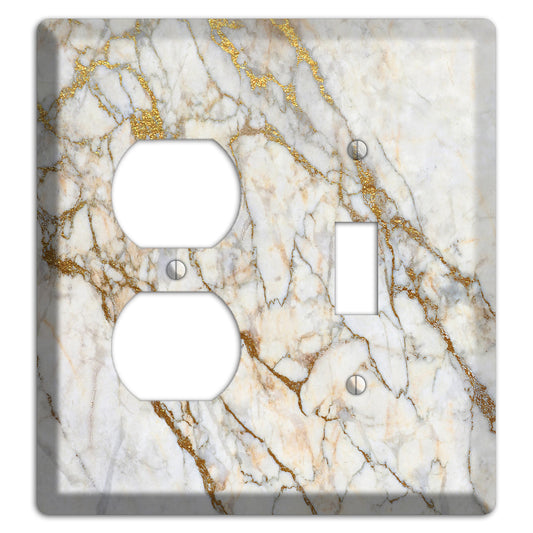 Marigold Marble Duplex / Toggle Wallplate