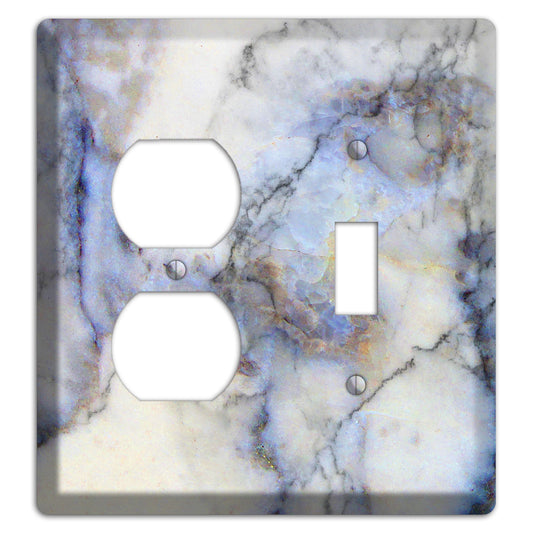 Spindle Marble Duplex / Toggle Wallplate