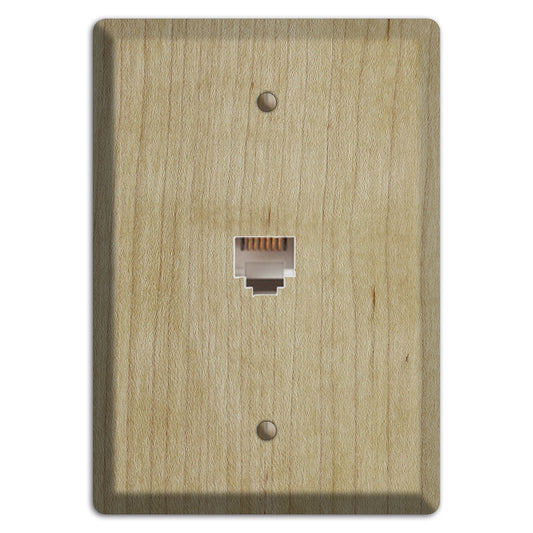 Maple Wood Phone Hardware with Plate