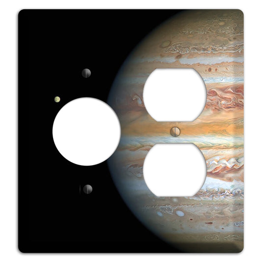 Hubble's View of Jupiter and Europa Receptacle / Duplex Wallplate