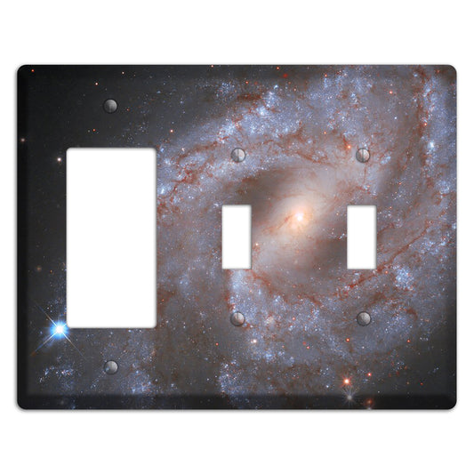 Galaxy NGC 2525 Rocker / 2 Toggle Wallplate