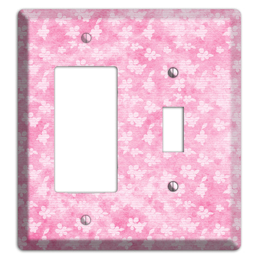 Cupid Pink Texture Rocker / Toggle Wallplate