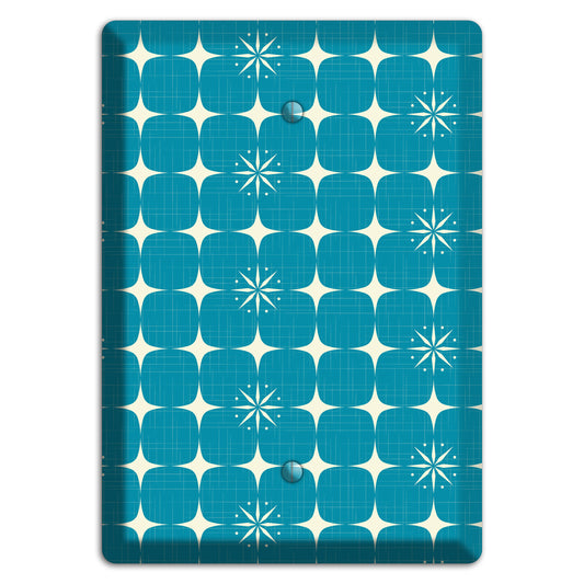 Blue Atomic Blank Wallplate