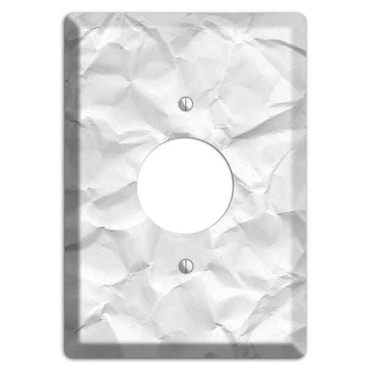 Alto Crinkled Paper Single Receptacle Wallplate