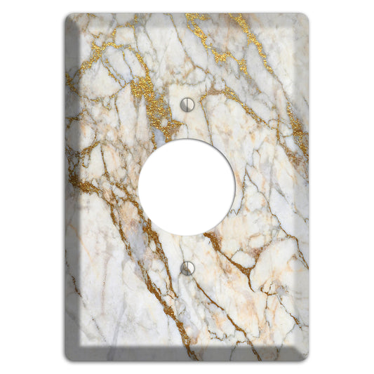 Marigold Marble Single Receptacle Wallplate