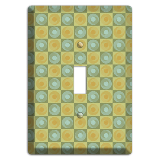 Green and Yellow Squares Cover Plates