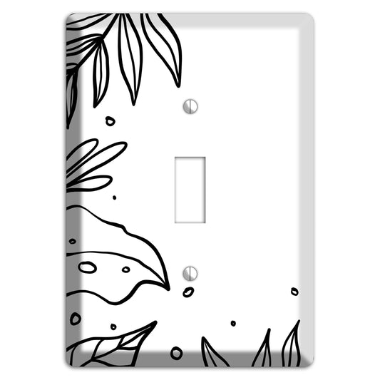 Hand-Drawn Floral 14 Cover Plates