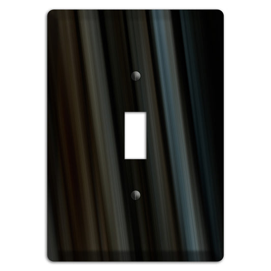 Black Ray of Light Cover Plates