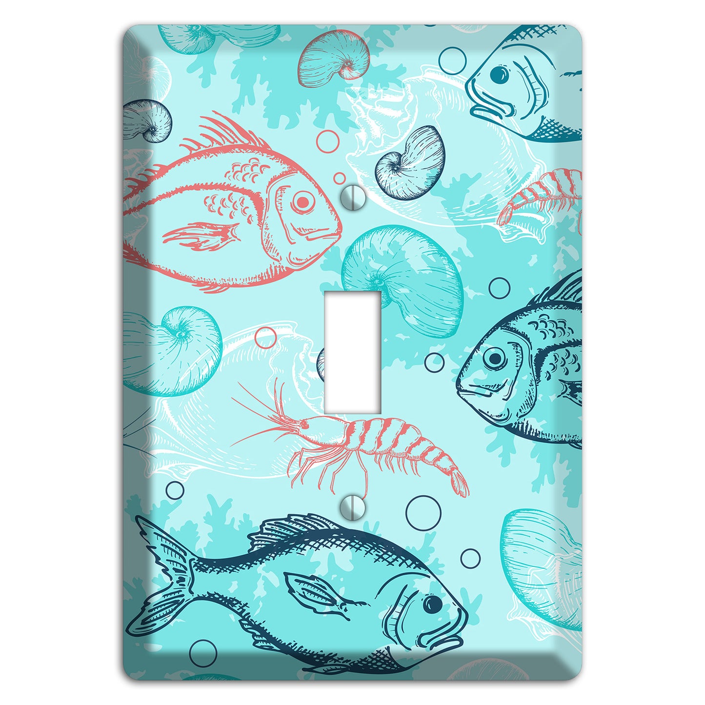 Mixed Sea Life Style 24 Cover Plates