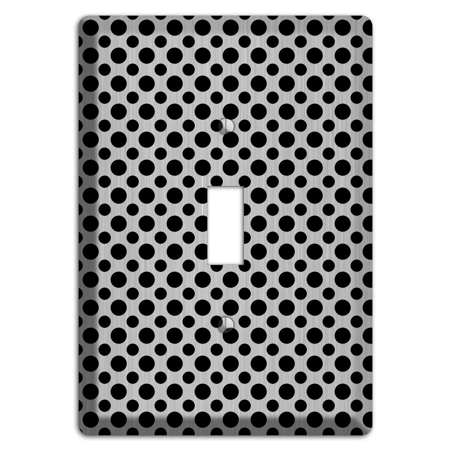 Multi Small Polka Dots Stainless Cover Plates