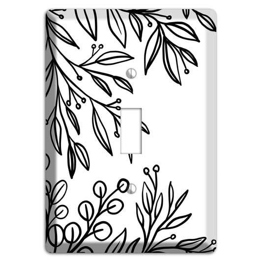Hand-Drawn Floral 1 Cover Plates