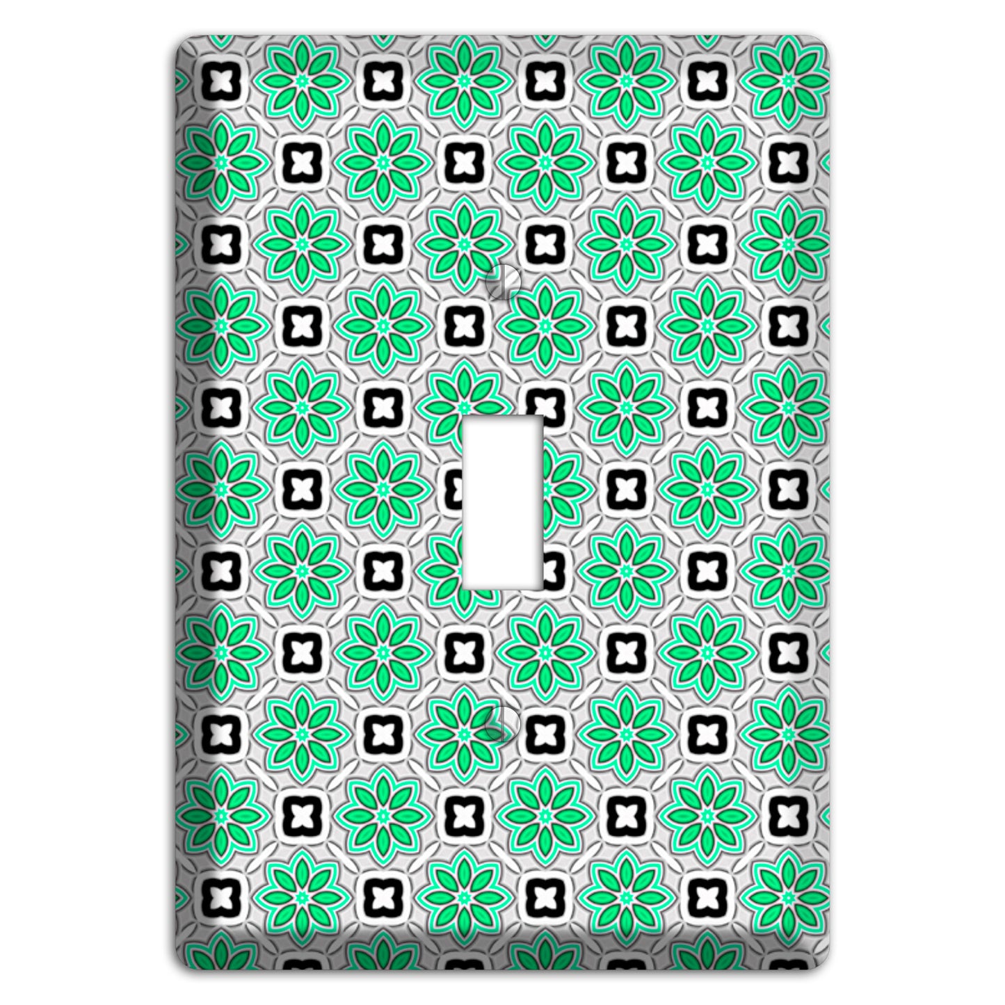 Green Foulard 6 Cover Plates