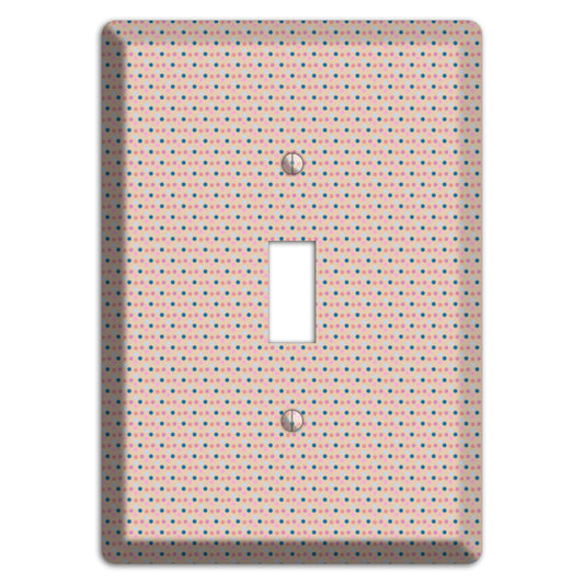 Multi Dusty Pink Tiny Dots Cover Plates