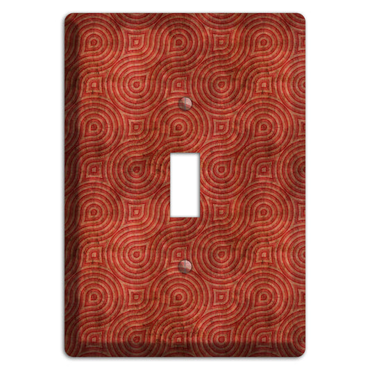 Red Swirl Cover Plates