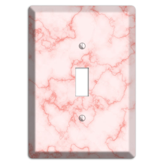 Pink Stained Marble Cover Plates