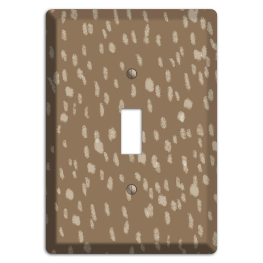 Brown and White Speckle Cover Plates