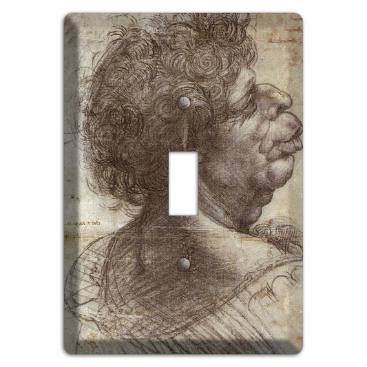 Da Vinci - A Grotosque Head Cover Plates