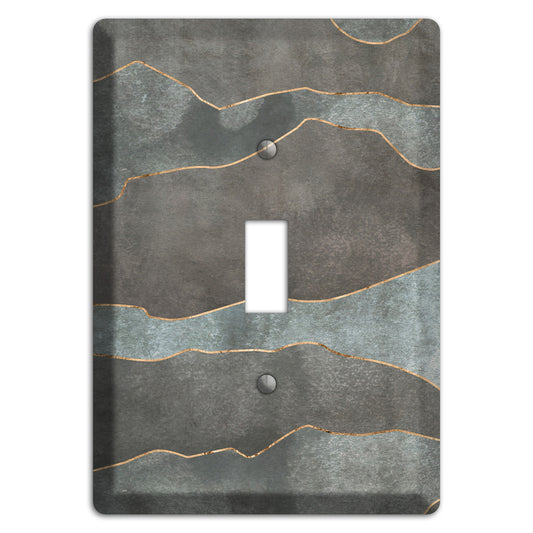 Dusty Blue Mountain Range Cover Plates