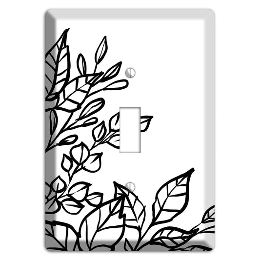 Hand-Drawn Floral 19 Cover Plates