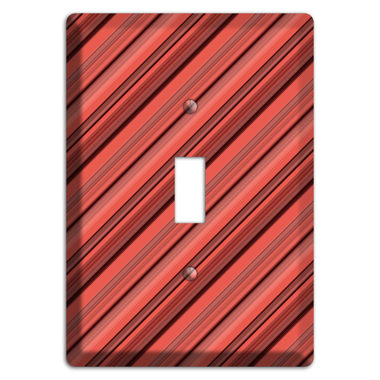 Red Stripes 2 Cover Plates