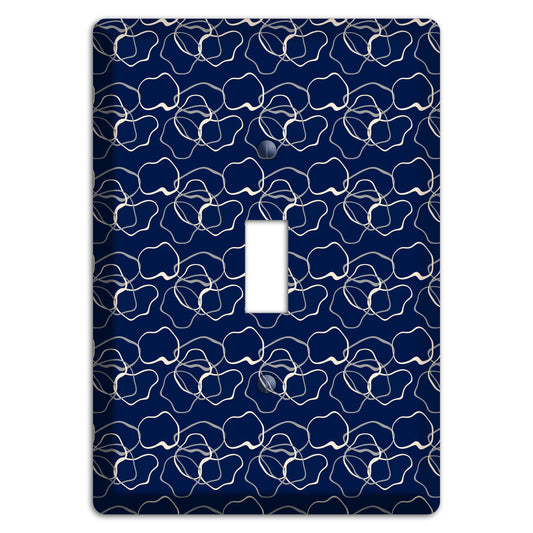 Blue with Irregular Circles Cover Plates