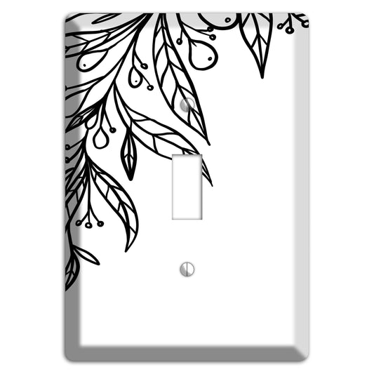 Hand-Drawn Floral 23 Cover Plates