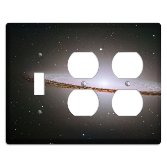 Sombrero Galaxy Toggle / 2 Duplex Wallplate