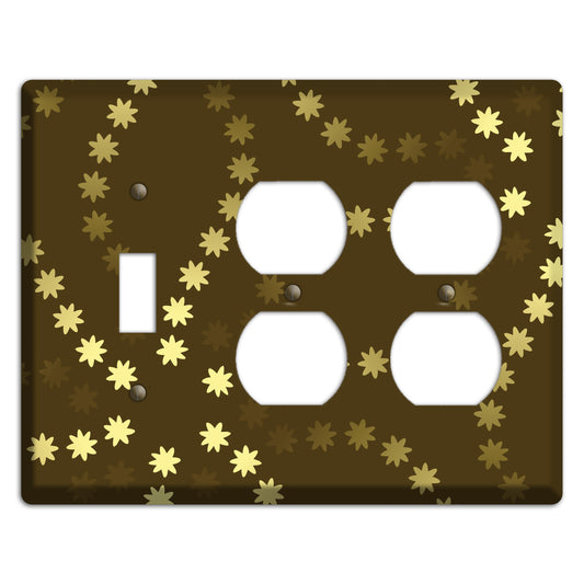 Multi Olive Constellation Toggle / 2 Duplex Wallplate