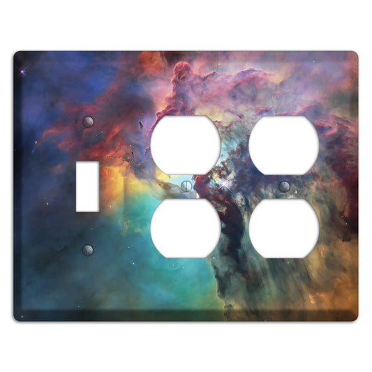 Lagoon Nebula Toggle / 2 Duplex Wallplate