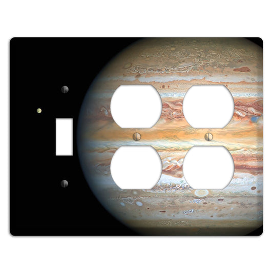Hubble's View of Jupiter and Europa Toggle / 2 Duplex Wallplate