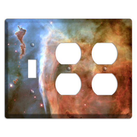 Carina Nebula Toggle / 2 Duplex Wallplate