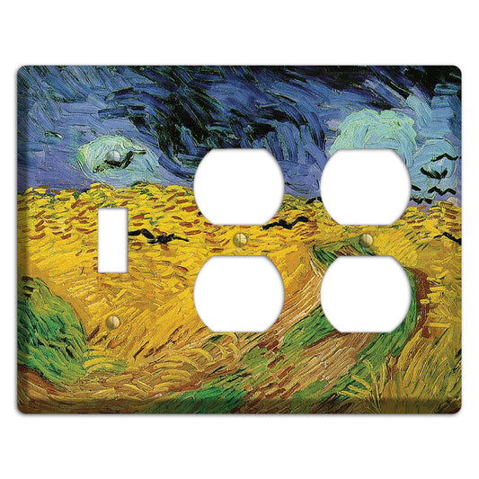 Vincent Van Gogh 6 Toggle / 2 Duplex Wallplate
