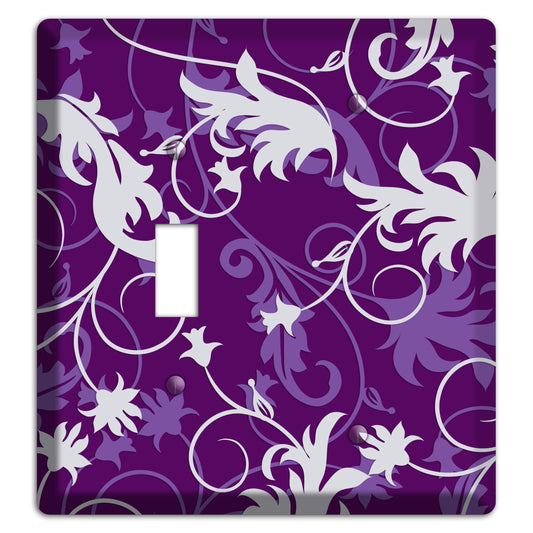 Purple Victorian Toggle / Blank Wallplate