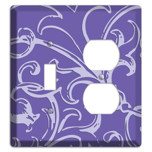 Victorian Light Purple Toggle / Duplex Wallplate
