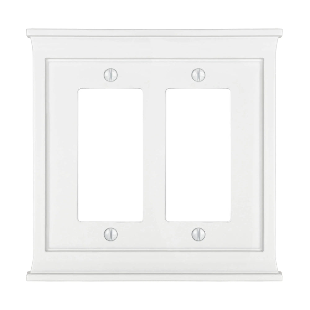 Mantel White Wood 2 Rocker (GFI)