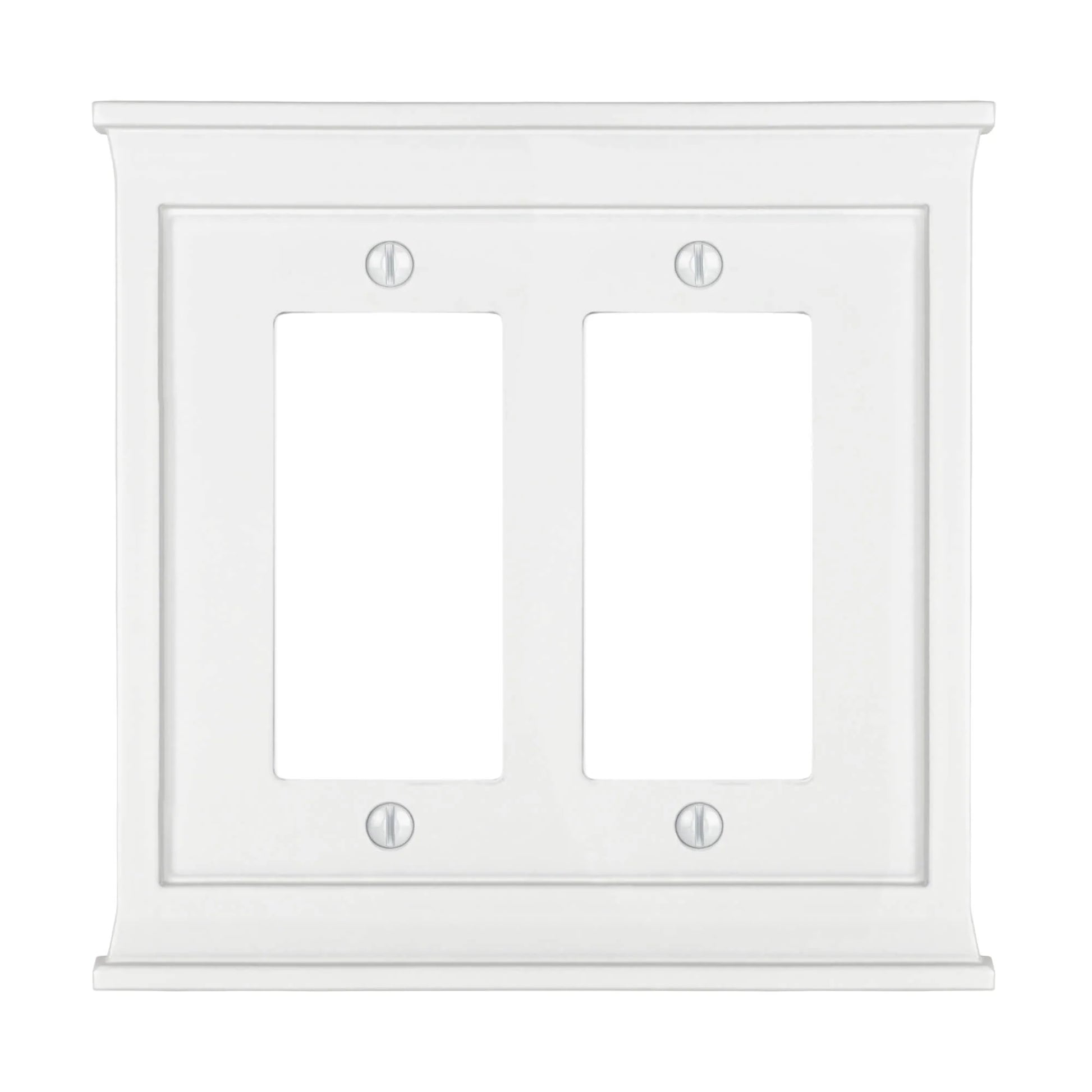 Mantel White Wood 2 Rocker (GFI)