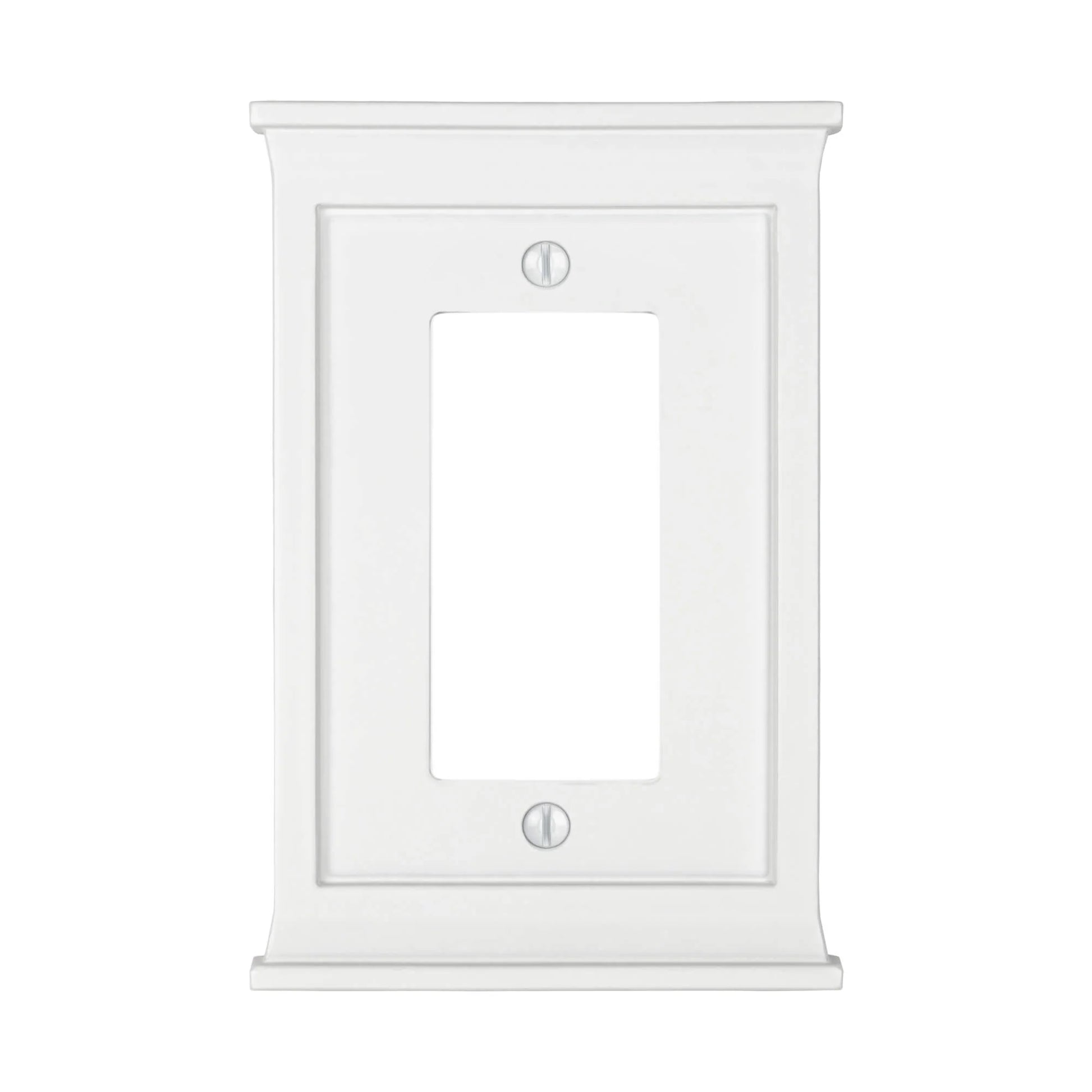 Mantel White Wood 1 Rocker (GFI)