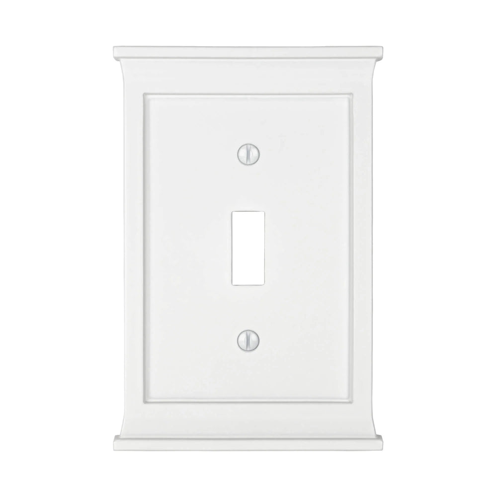 Mantel White Wood Cover Plates