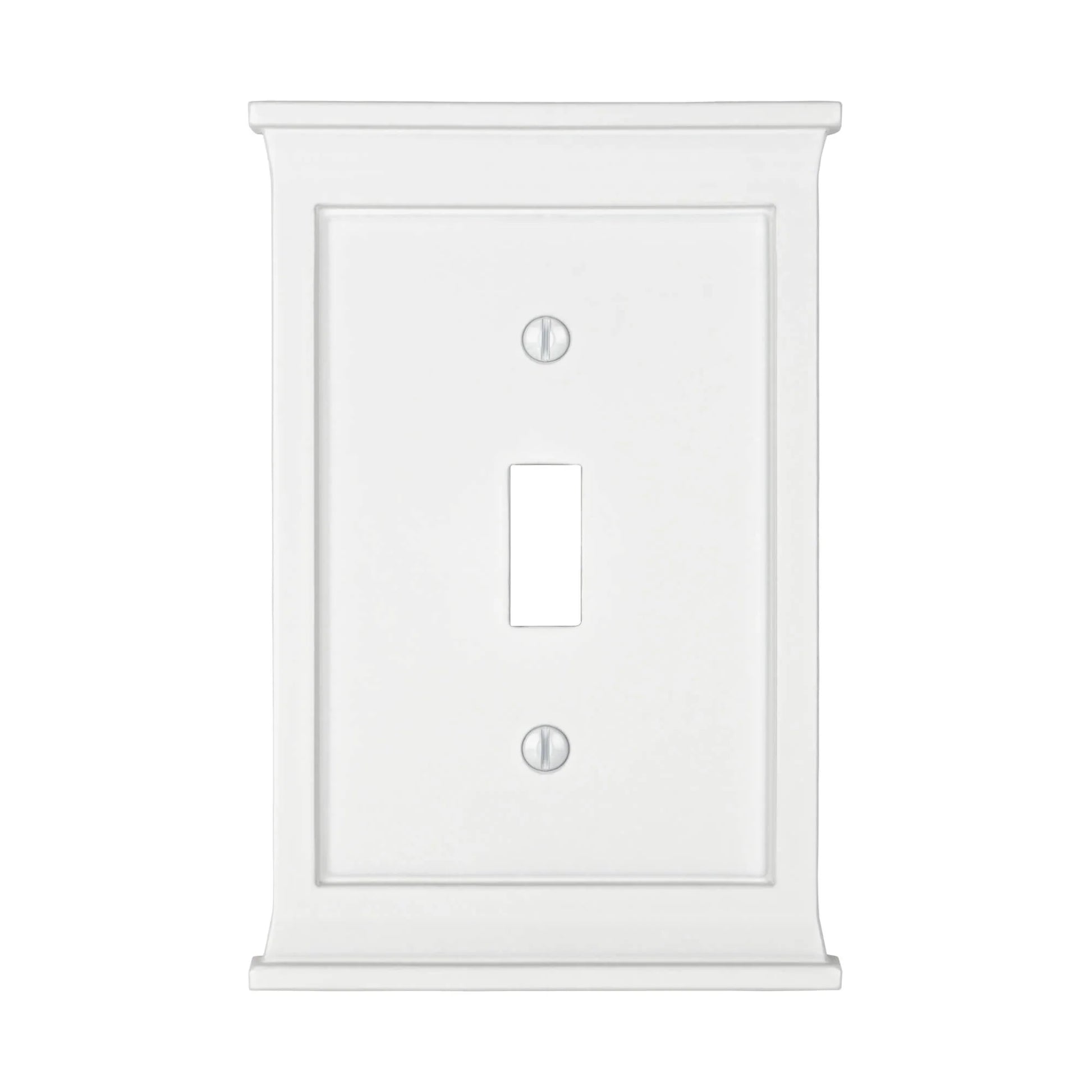 Mantel White Wood Cover Plates